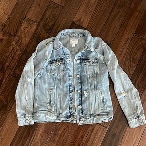Distressed Jean Jacket